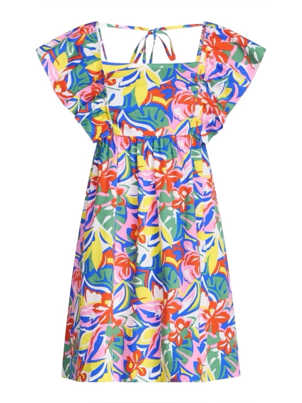 Women’s Free Assembly Floral Tie-Back Sundress - Multicolor